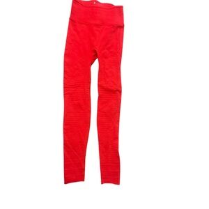 FP Movement by Free People Bright Red Seamless Leggings
